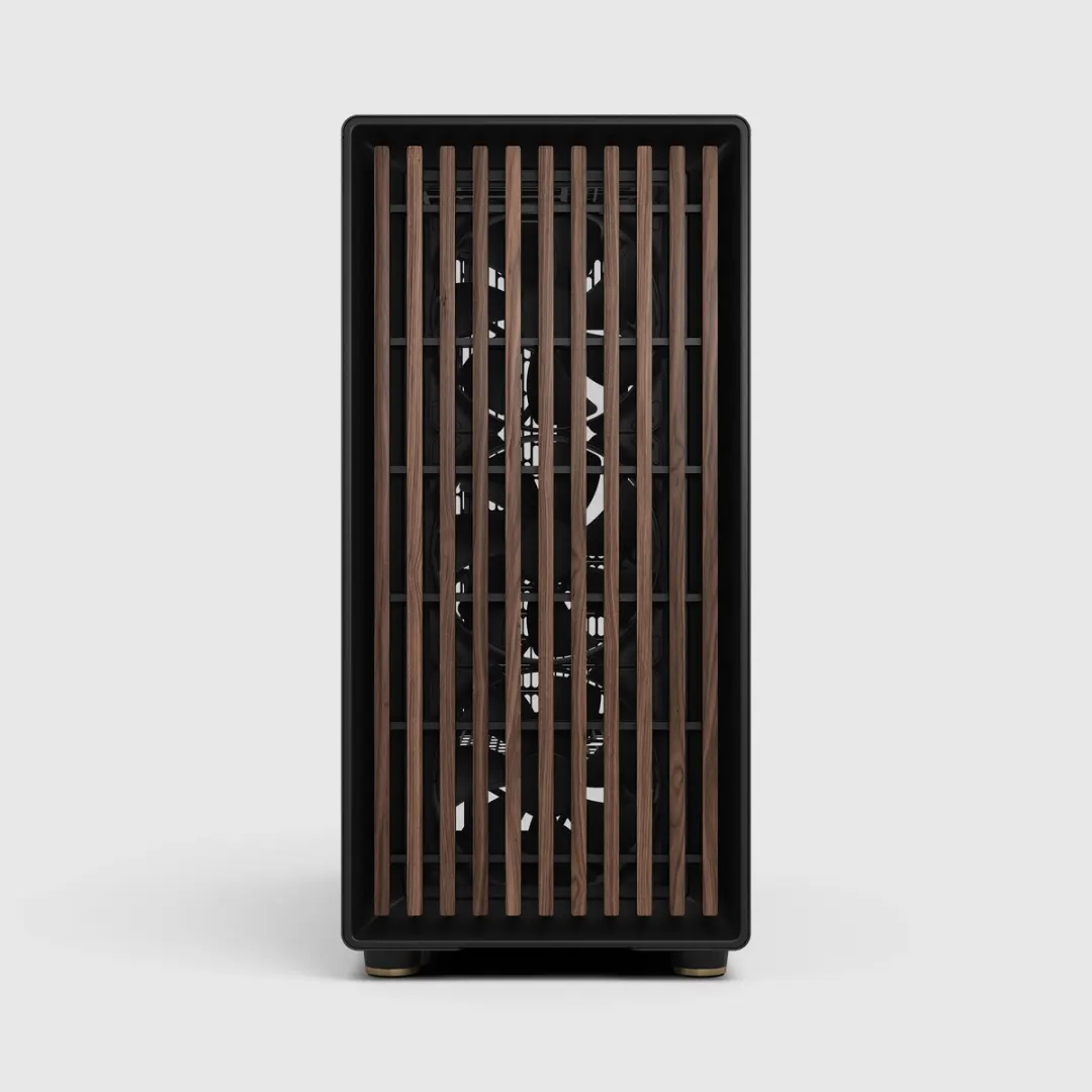 FRACTAL CASE MID TOWER NORTH XL RC CHARCOAL BLACK TG DARK MB connettore inv - immagine 2