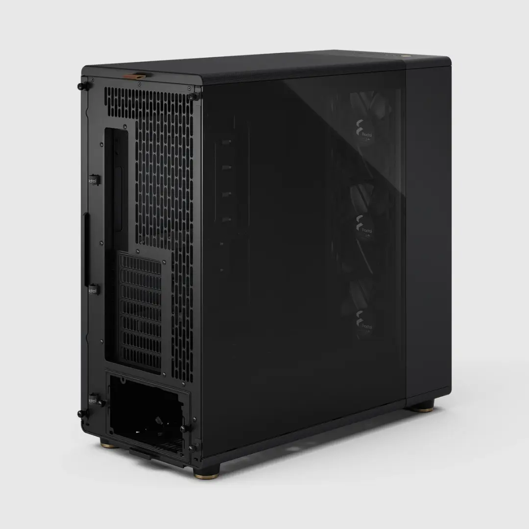 FRACTAL CASE MID TOWER NORTH XL RC CHARCOAL BLACK TG DARK MB connettore inv - immagine 7