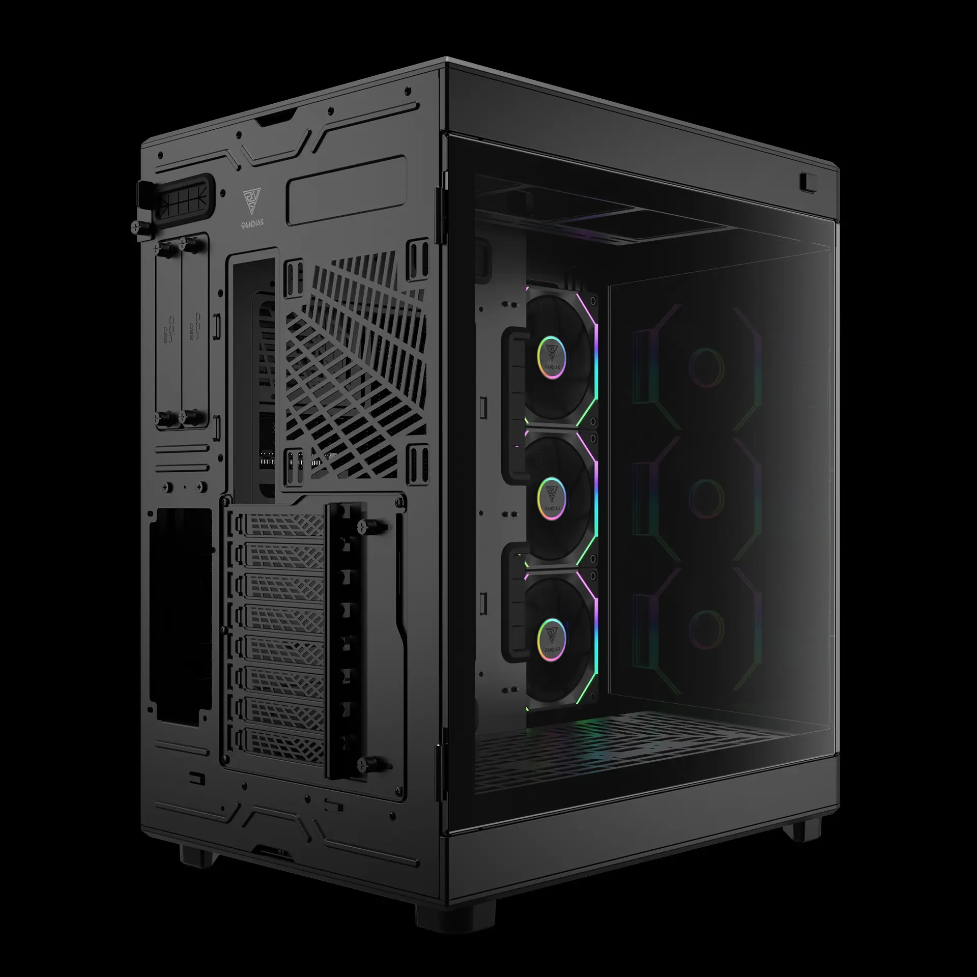 Gamdias Case Full Tower Neso P1 PRO Nero - immagine 8