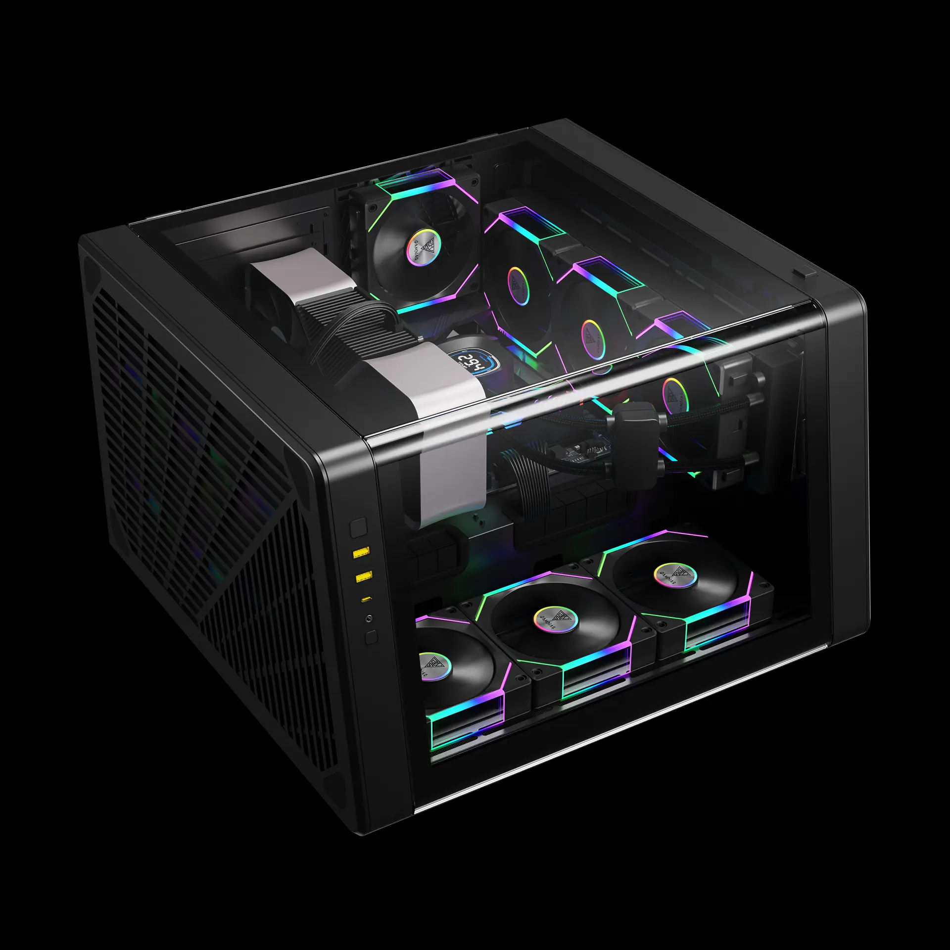 Gamdias Case Full Tower Neso P1 PRO Nero - immagine 9