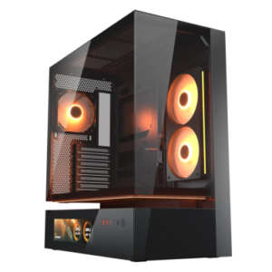 COUGAR CASE M.TOWER CFV235 VISION WH 9.16'' TG 240 REV+120ARGB FAN RGB H.sy