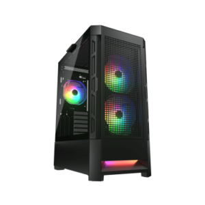 COUGAR CASE MID TOWER AIRFACE RGB BLK 2*140+120mm FAN + CTRL