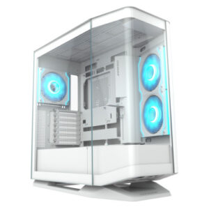 COUGAR CASE MID TOWER FV270 RGB WHITE 2xTG CURVED 4 ARGB FAN + RGB HUB