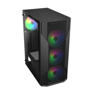 COUGAR CASE MID TOWER MX110 RGB NERO 4x120 supp 240AIO