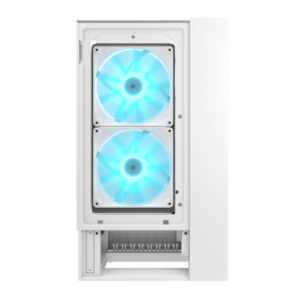 COUGAR CASE MID TOWER OMNY X WHITE 2*TG 4*FAN ARGB + HUB (supp GPU VERTICAL