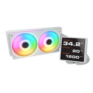 COUGAR RAFF. LIQUIDO POSEIDON VISTEK PRO ARGB 240 WHITE IPS TFT 3.9''