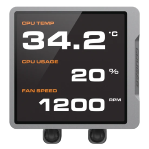 COUGAR RAFF. LIQUIDO POSEIDON VISTEK PRO ARGB 360 IPS TFT 3.9''