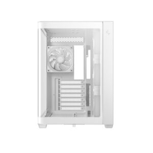 DEEPCOOL CASE MID TOWER CG530U 4F WHITE 4xARGB TG PANORAMICO