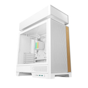 DEEPCOOL CASE MID TOWER CL6600 WHITE HYPERSPLIT 360AIO + 2x120ARGB