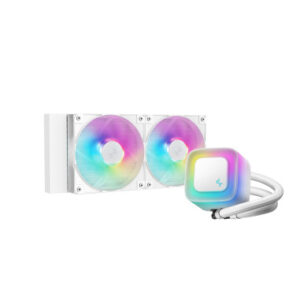 DEEPCOOL RAFF. LIQUIDO LE240 V2 BIANCA 2*ARGB