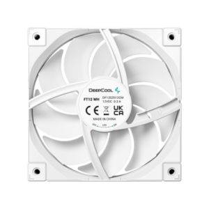 DEEPCOOL VENTOLE CASE FT12  BIANCA 12CM POTENTE SILENZIOSA DURATURA 4PIN PW