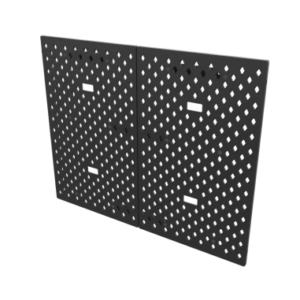 DEZCTOP ACC. D-BOARD NERO PER MONTAGGIO A PARETE 36x1x58cm