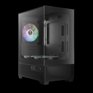 GAMDIAS CASE MICRO TOWER AURA GC9M ELITE ARGB 3x120ARGB PANORAMICO TYPE C