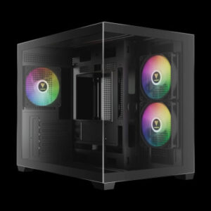 GAMDIAS CASE MID TOWER AURA GC10M V2 ARGB 2TG 3x120 ARGB