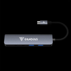GAMDIAS HUB MERCURY M1-500 USB-C 5-IN-1 HUB ESPANSIONE