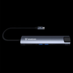GAMDIAS HUB MERCURY M1-800 USB-C 8-IN-1 HUB ESPANSIONE