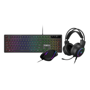 GAMDIAS KIT TAST + MOUSE + CUFFIE POSEIDON E2 3-IN-1 TAST MEMBRANA MOUSE OT