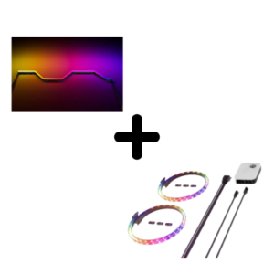 HYTE BUNDLE LED LN60B nero + LS30B2NP 2 pack