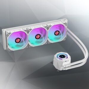 RAIJINTEK DISSIP LIQUIDO CYCLOPS 360 WHITE ARGB PWN LCD TFT 1.4 0R10B00229