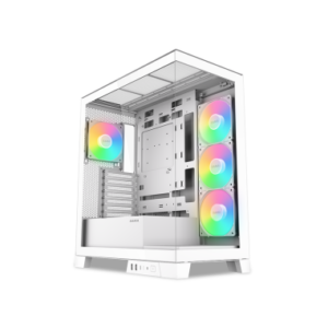SAMA MID TOWER V50 WHITE 2*TG 4*FAN WHITE120mm ARGB PWM