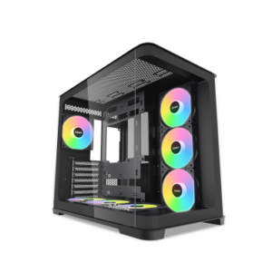 SAMA MID TOWER V60 BLACK DOPPIA CAMERA 2*TG 7*FAN 120mm ARGB PWM