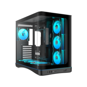 SAMA MID TOWER V62 BLACK TG CURVE LED STRIP 7* 120 ARGB PWM FAN
