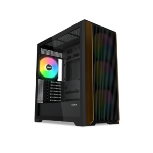 SAMA MID TOWER Z60 WHITE LISTELLO IN NOCE TG 4*FAN WHITE 140mm ARGB PWM