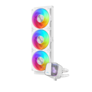 SAMA RAFF LIQUIDO L70 360WH WHITE ARGB POMPA CERAMICA VENTOLE 28mm