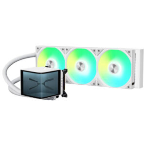 TRYX RAFF LIQUIDO PANORAMA 360 ARGB AIO 3D-AMOLED DISPLAY 360mm WHITE